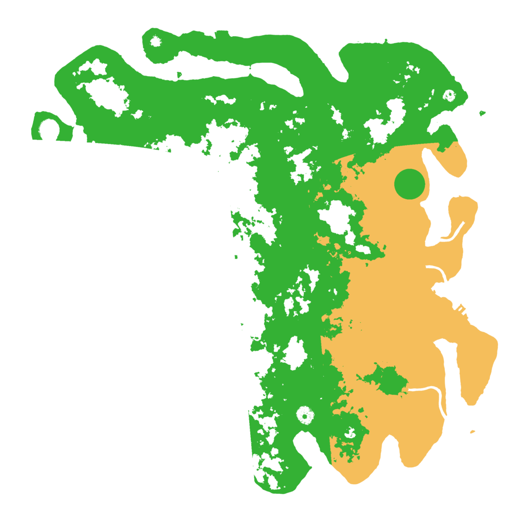 Biome Rust Map: Procedural Map, Size: 4500, Seed: 541443724