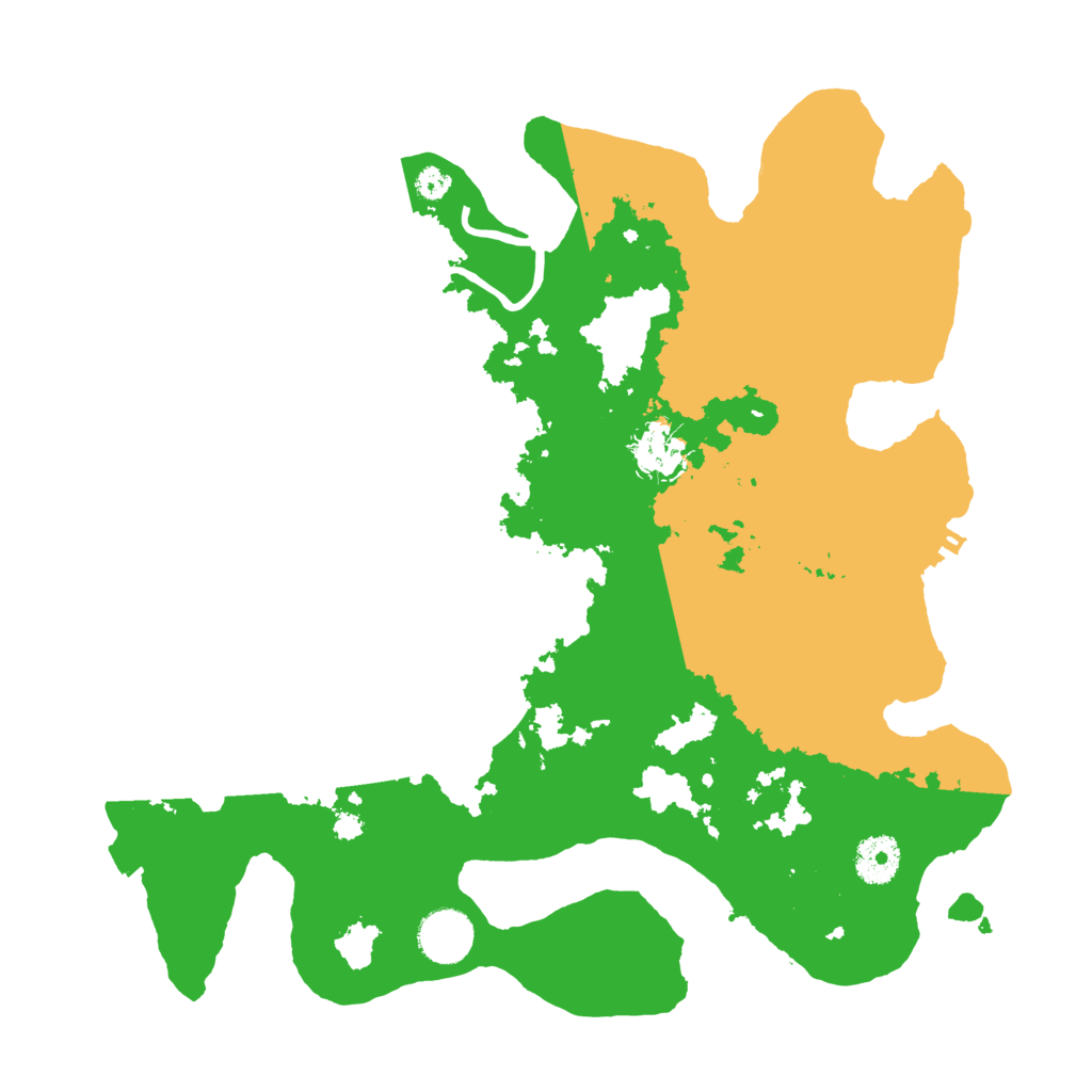 Biome Rust Map: Procedural Map, Size: 3500, Seed: 20974860