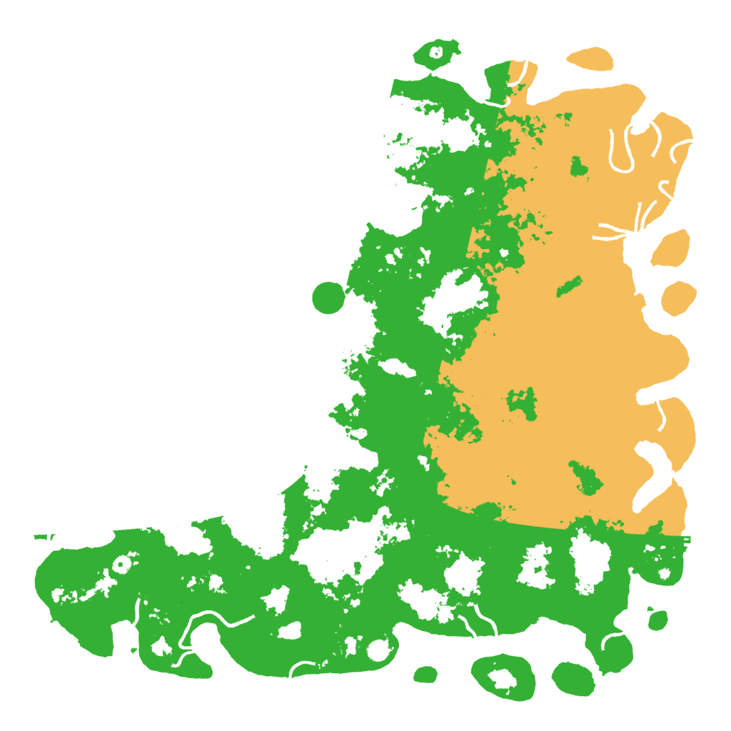 Biome Rust Map: Procedural Map, Size: 6000, Seed: 2210