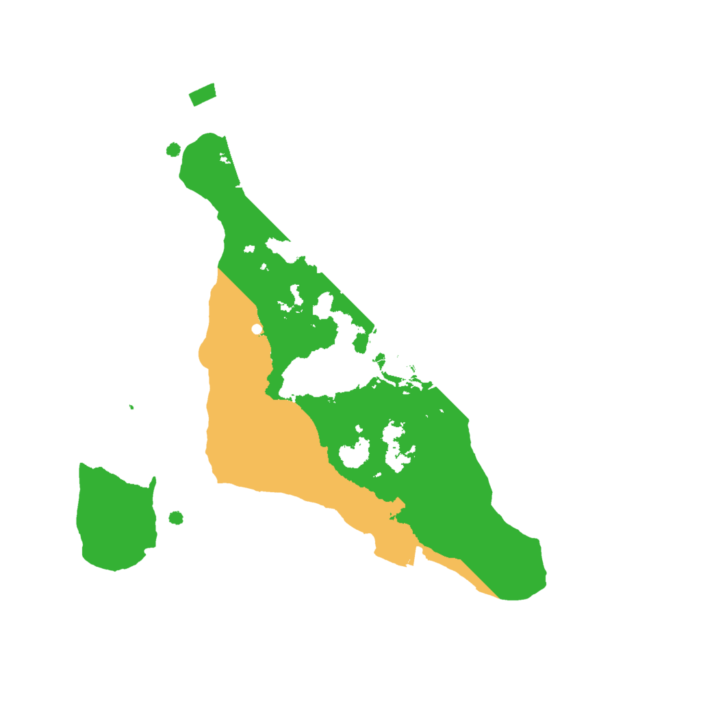 Biome Rust Map: Procedural Map, Size: 2000, Seed: 724899915