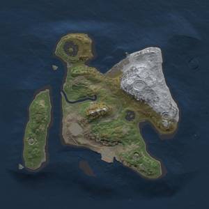 Thumbnail Rust Map: Procedural Map, Size: 2000, Seed: 724899915, 4 Monuments