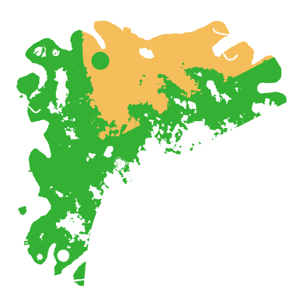 Biome Rust Map: Procedural Map, Size: 4500, Seed: 1034128366