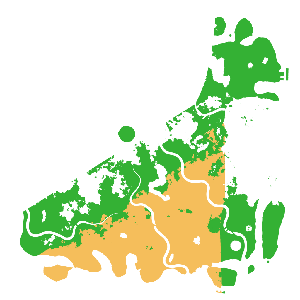 Biome Rust Map: Procedural Map, Size: 5000, Seed: 679487796