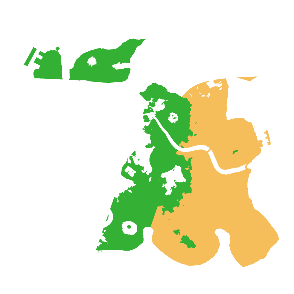 Biome Rust Map: Procedural Map, Size: 3000, Seed: 1975394761