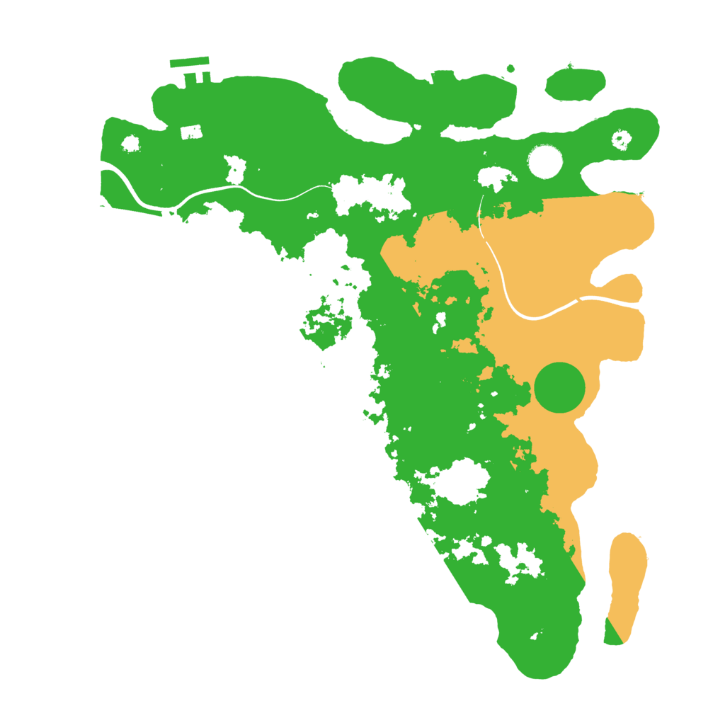 Biome Rust Map: Procedural Map, Size: 3750, Seed: 87782505