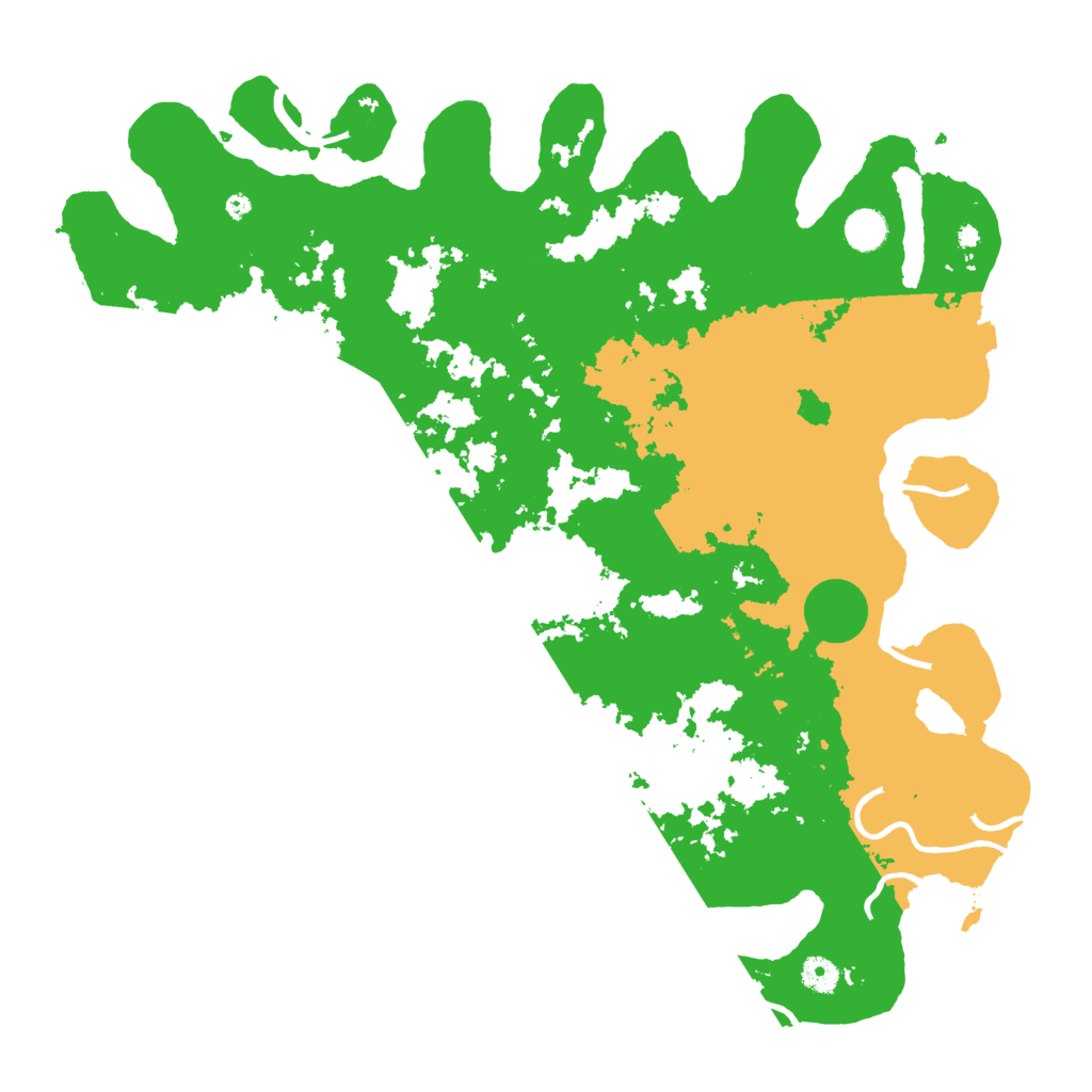 Biome Rust Map: Procedural Map, Size: 4500, Seed: 1864560391