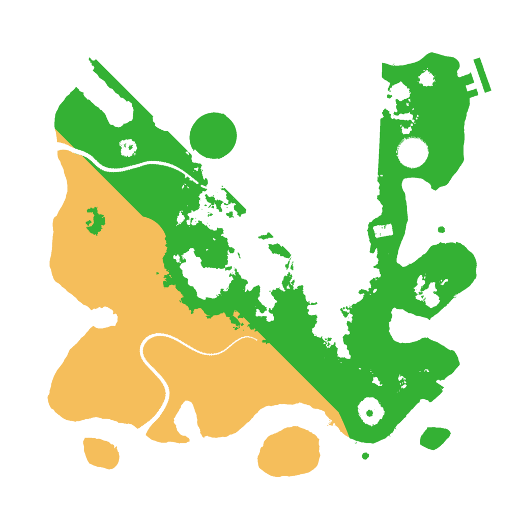Biome Rust Map: Procedural Map, Size: 3000, Seed: 187420187