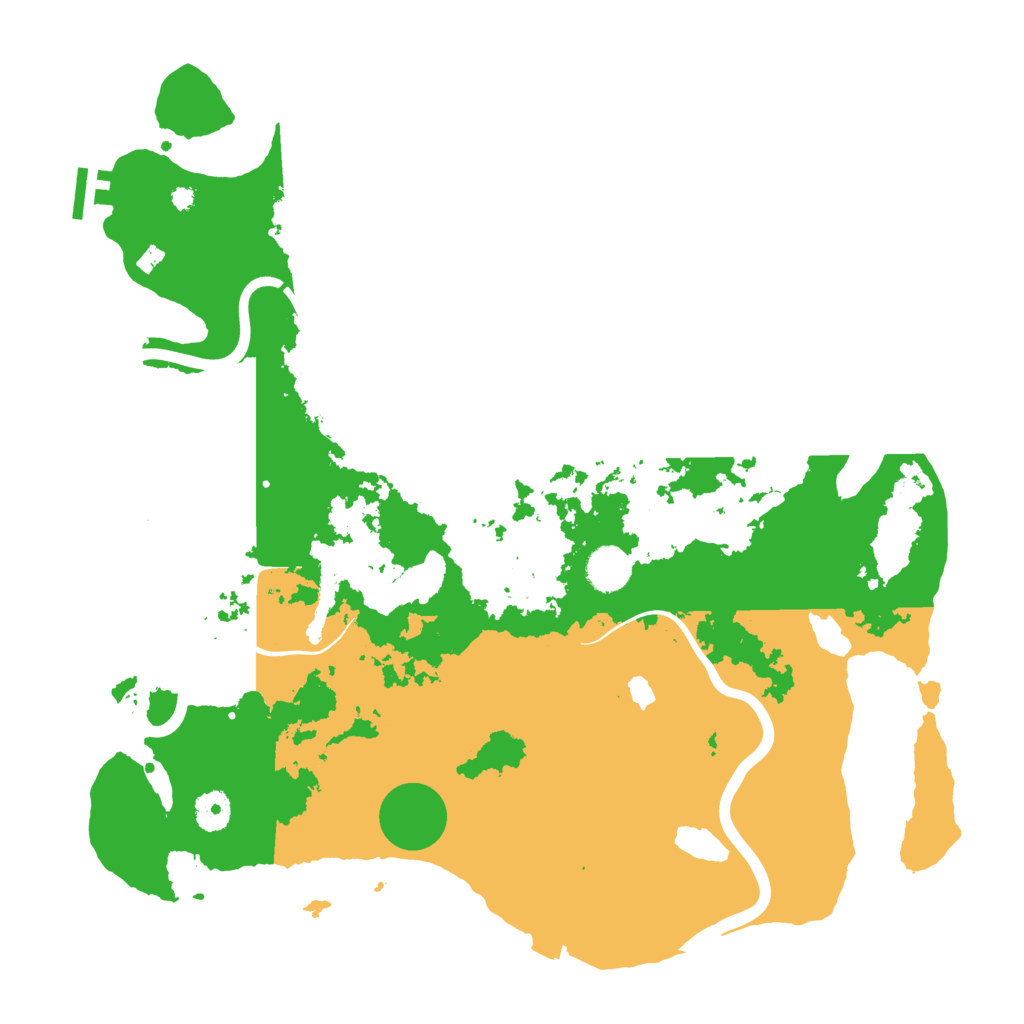 Biome Rust Map: Procedural Map, Size: 4000, Seed: 739747526