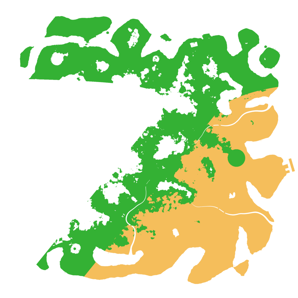 Biome Rust Map: Procedural Map, Size: 4500, Seed: 2115073141