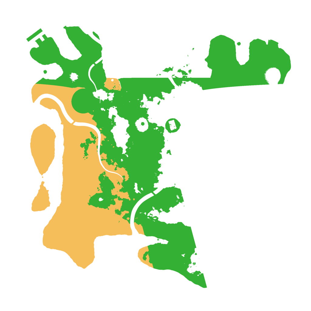 Biome Rust Map: Procedural Map, Size: 3500, Seed: 1725559485