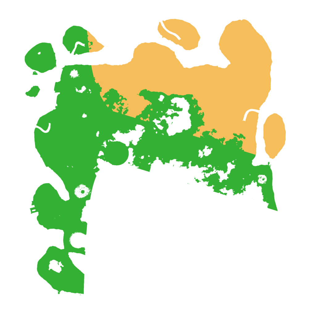 Biome Rust Map: Procedural Map, Size: 3500, Seed: 28735511