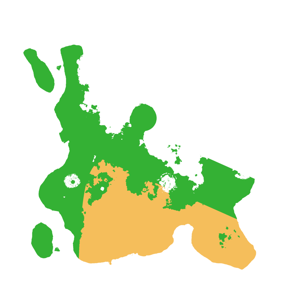 Biome Rust Map: Procedural Map, Size: 3000, Seed: 639283524