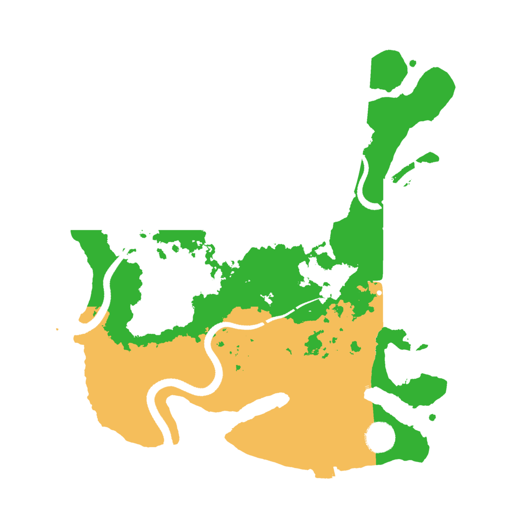 Biome Rust Map: Procedural Map, Size: 3000, Seed: 1172252138