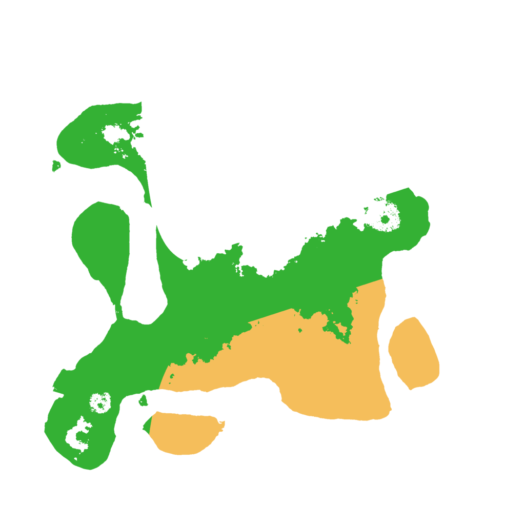 Biome Rust Map: Procedural Map, Size: 2500, Seed: 2023120701