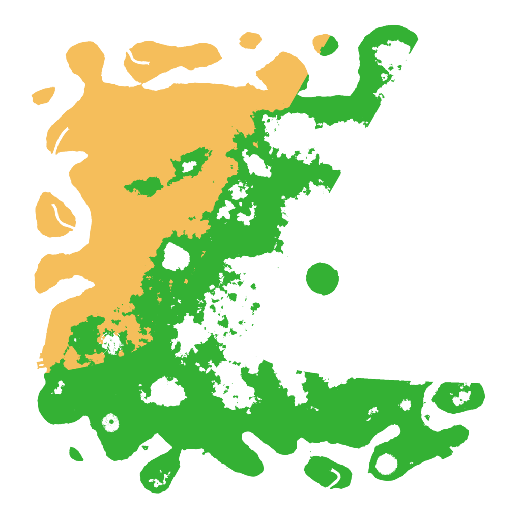 Biome Rust Map: Procedural Map, Size: 4500, Seed: 1838439131