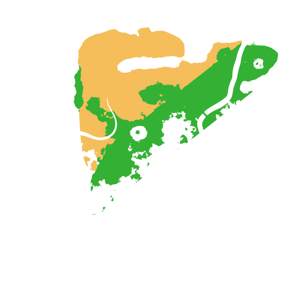 Biome Rust Map: Procedural Map, Size: 2900, Seed: 2900