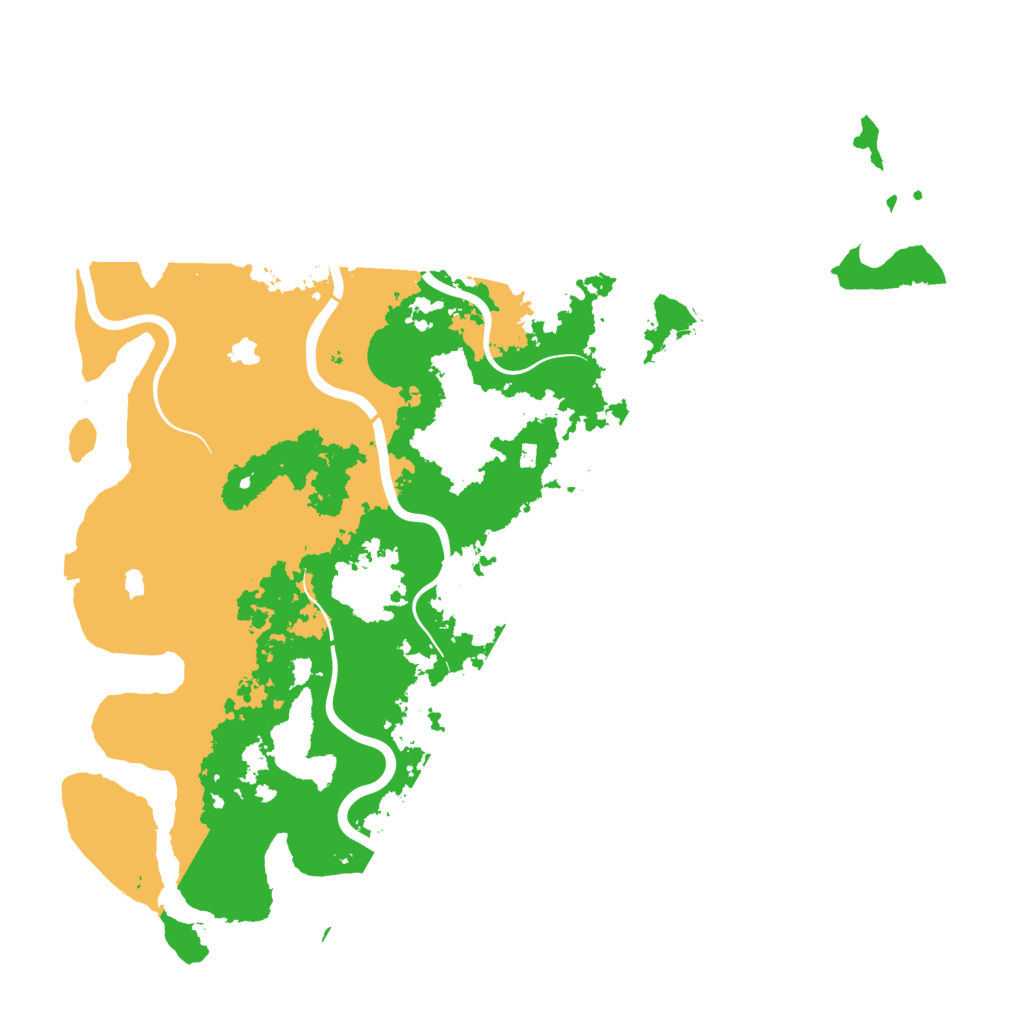 Biome Rust Map: Procedural Map, Size: 4500, Seed: 1005055087