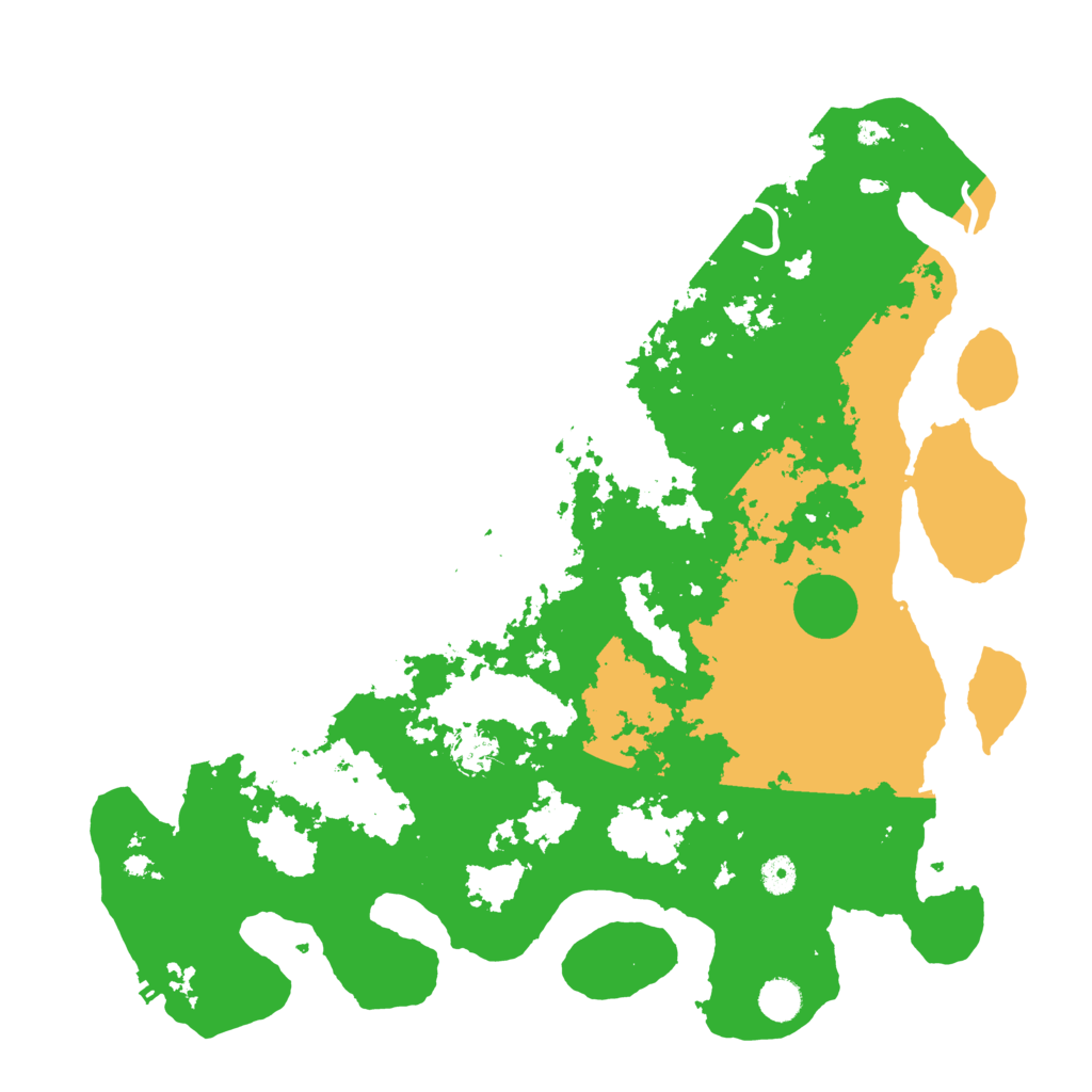 Biome Rust Map: Procedural Map, Size: 4500, Seed: 1383856525