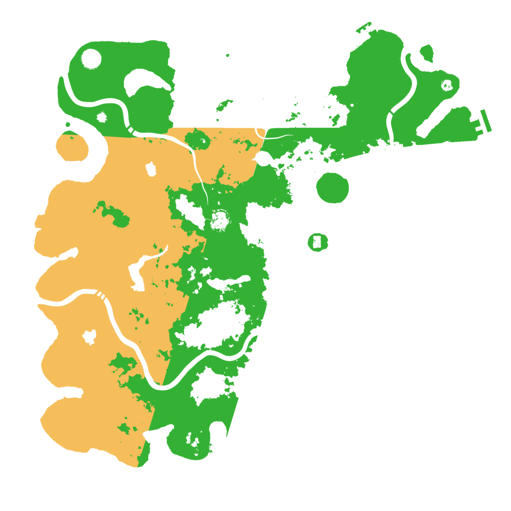 Biome Rust Map: Procedural Map, Size: 4500, Seed: 1691079668