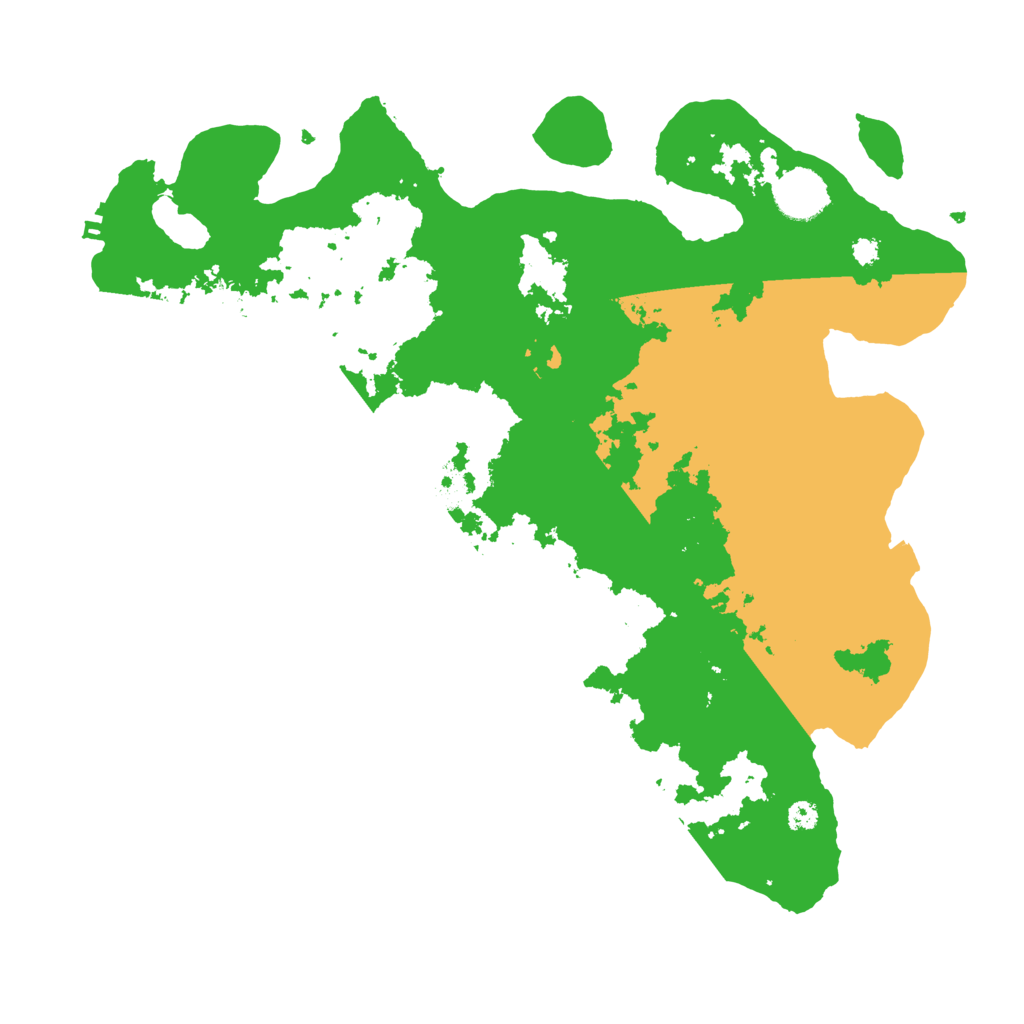 Biome Rust Map: Procedural Map, Size: 3500, Seed: 860118464