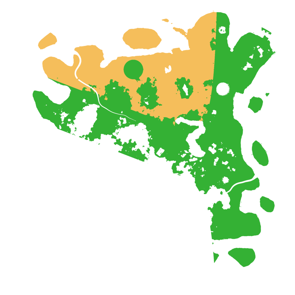 Biome Rust Map: Procedural Map, Size: 4000, Seed: 1460225807