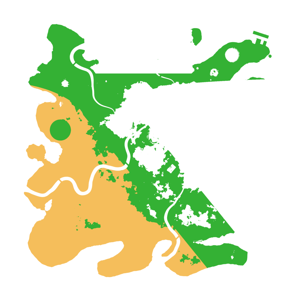 Biome Rust Map: Procedural Map, Size: 3700, Seed: 1970658687