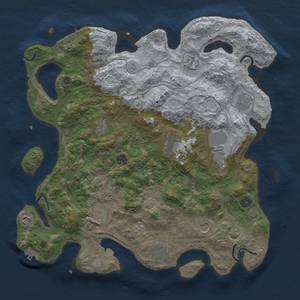 Thumbnail Rust Map: Procedural Map, Size: 4250, Seed: 1099530953, 19 Monuments