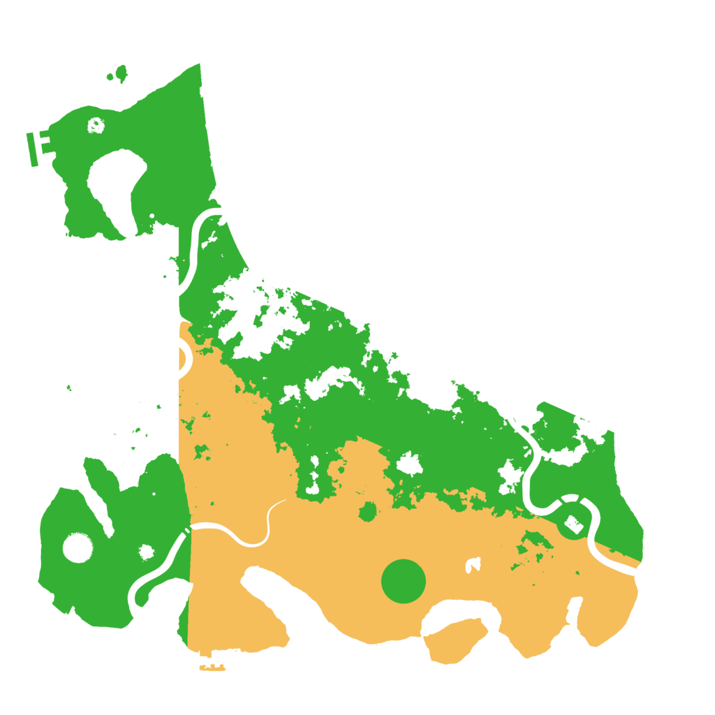 Biome Rust Map: Procedural Map, Size: 4250, Seed: 1099530953