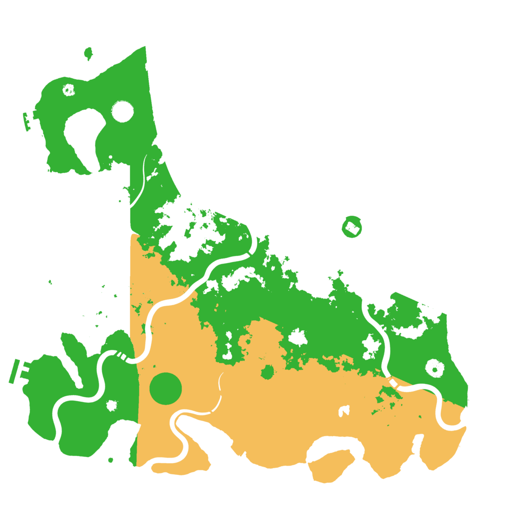 Biome Rust Map: Procedural Map, Size: 4250, Seed: 1099530953