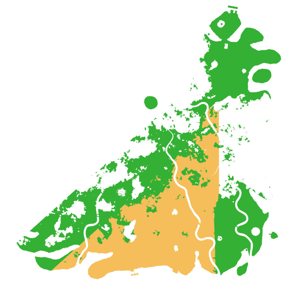 Biome Rust Map: Procedural Map, Size: 6000, Seed: 712234212