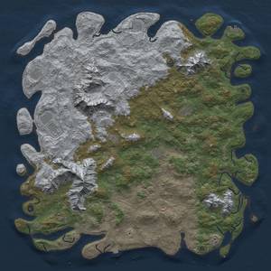 Thumbnail Rust Map: Procedural Map, Size: 6000, Seed: 712234212, 18 Monuments