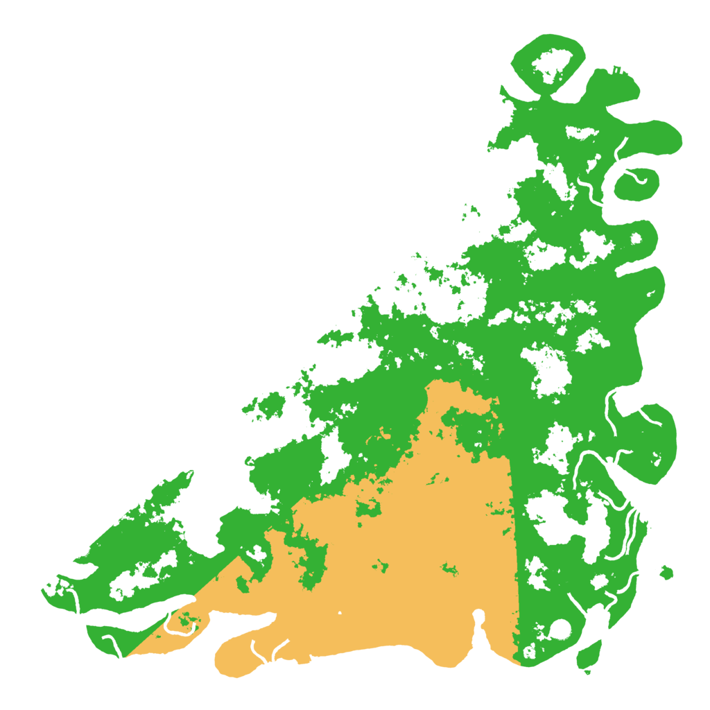 Biome Rust Map: Procedural Map, Size: 6000, Seed: 712234212