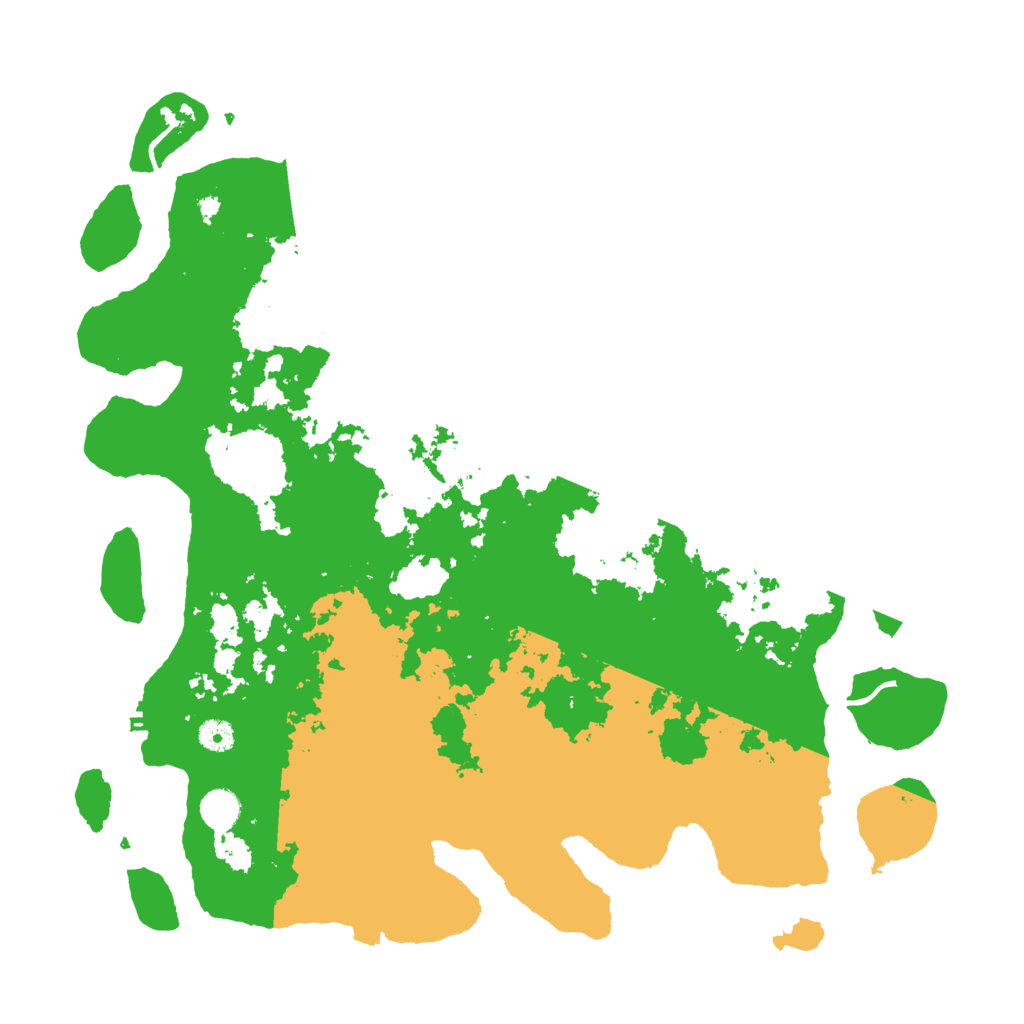 Biome Rust Map: Procedural Map, Size: 4500, Seed: 1060374618