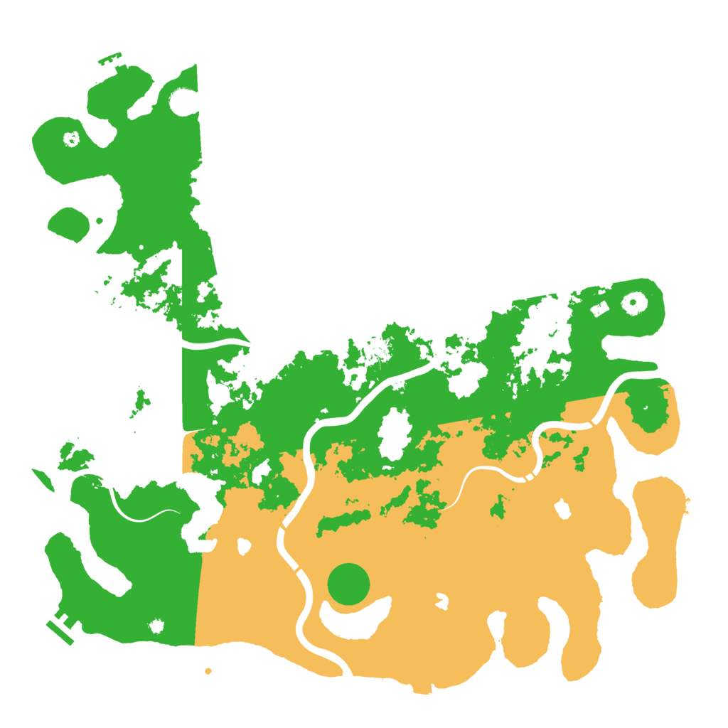 Biome Rust Map: Procedural Map, Size: 4550, Seed: 1765131757
