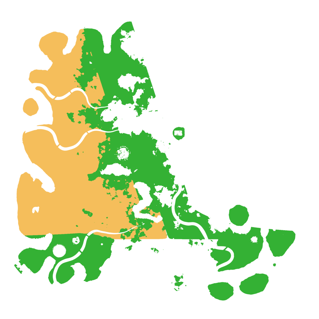 Biome Rust Map: Procedural Map, Size: 4350, Seed: 1656499
