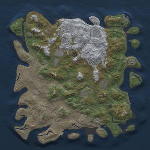 Thumbnail Rust Map: Procedural Map, Size: 4500, Seed: 1020413920, 19 Monuments