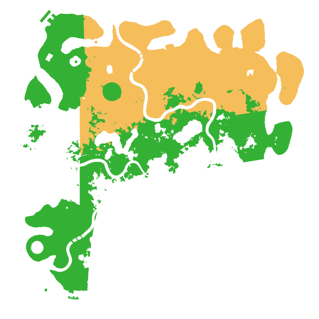 Biome Rust Map: Procedural Map, Size: 4500, Seed: 1031260486
