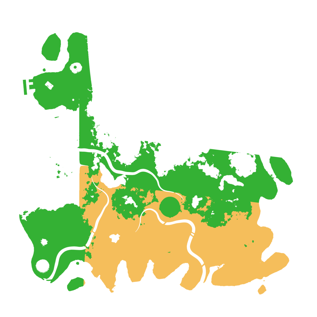 Biome Rust Map: Procedural Map, Size: 4250, Seed: 81528606