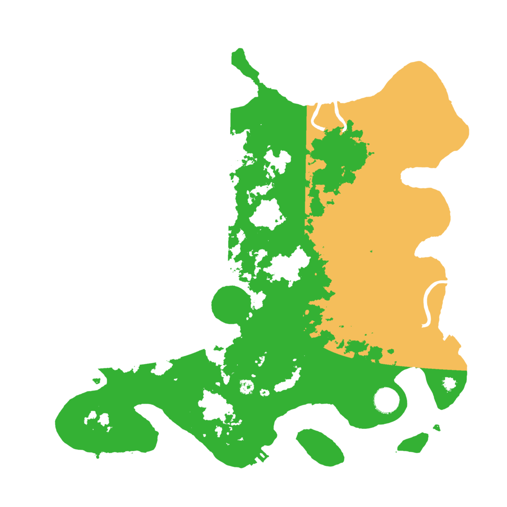 Biome Rust Map: Procedural Map, Size: 3500, Seed: 1316809393