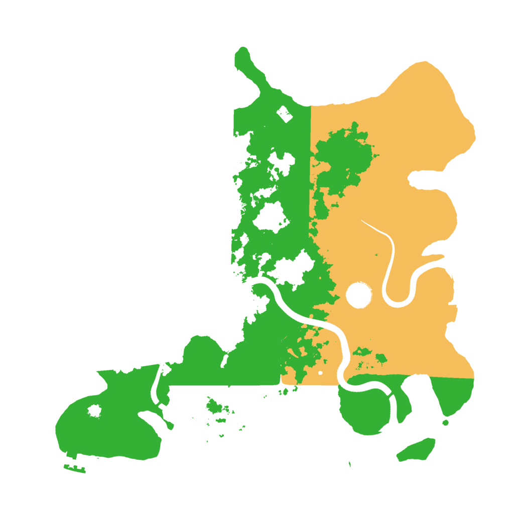 Biome Rust Map: Procedural Map, Size: 3500, Seed: 1316809393