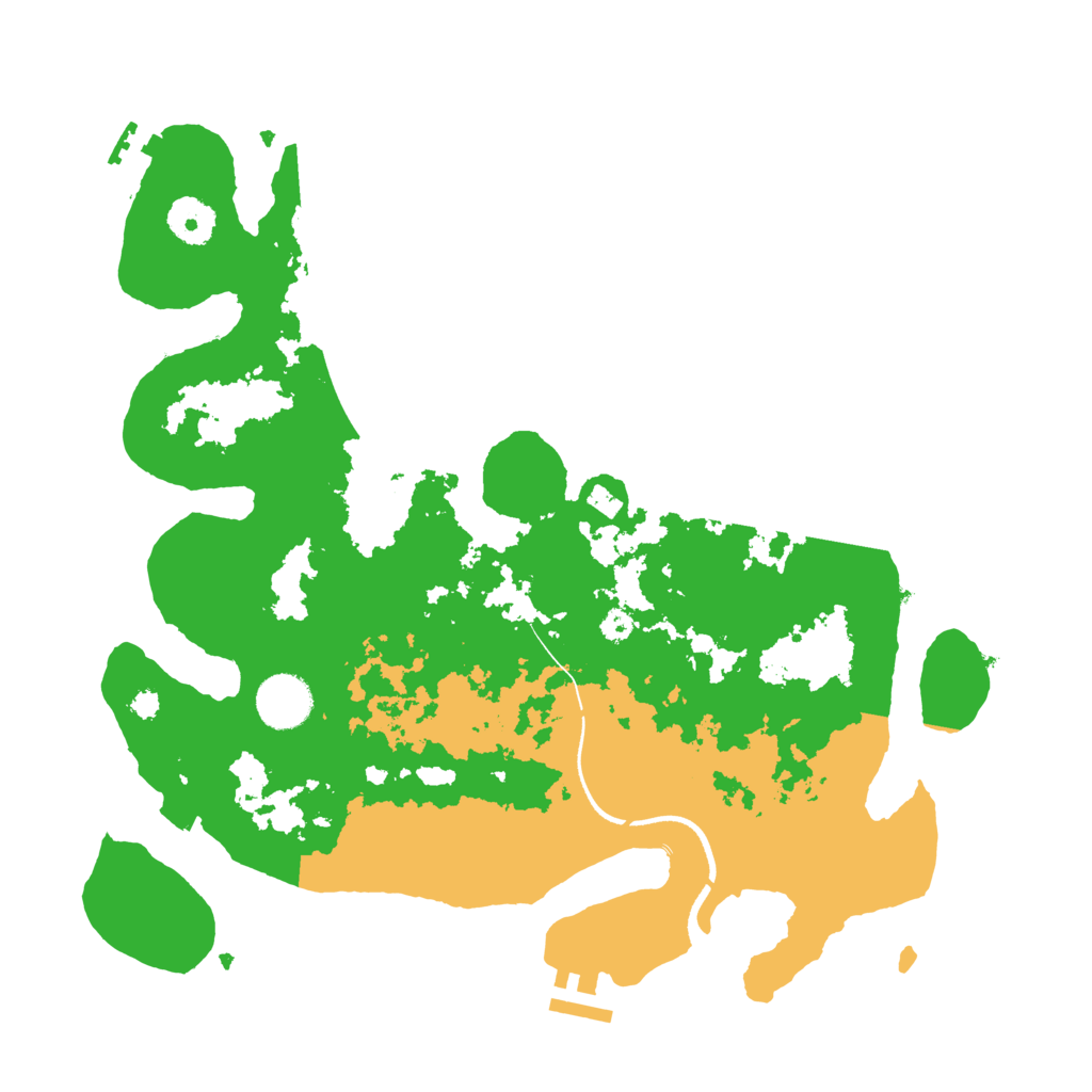 Biome Rust Map: Procedural Map, Size: 3500, Seed: 1471018394