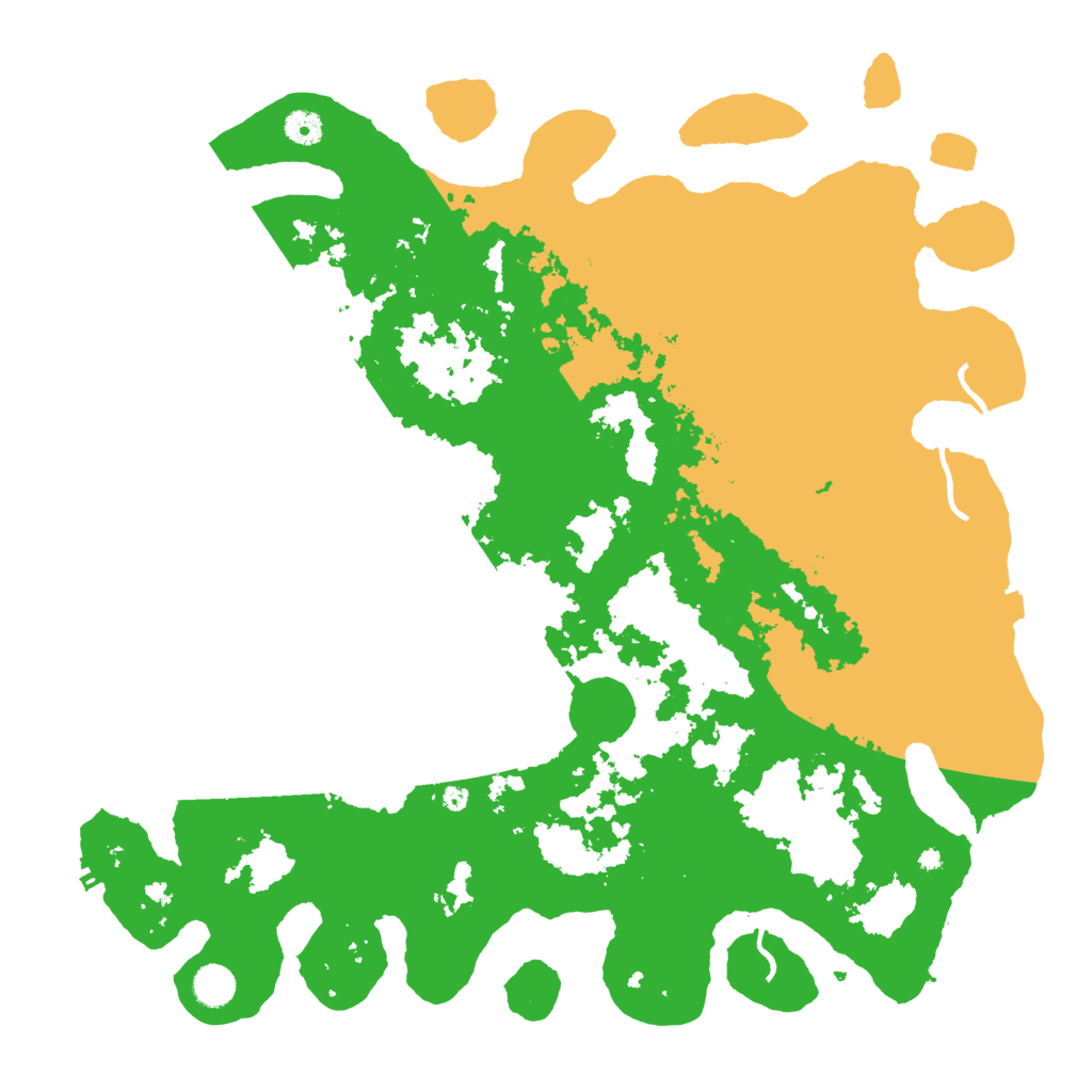 Biome Rust Map: Procedural Map, Size: 4500, Seed: 2037254949