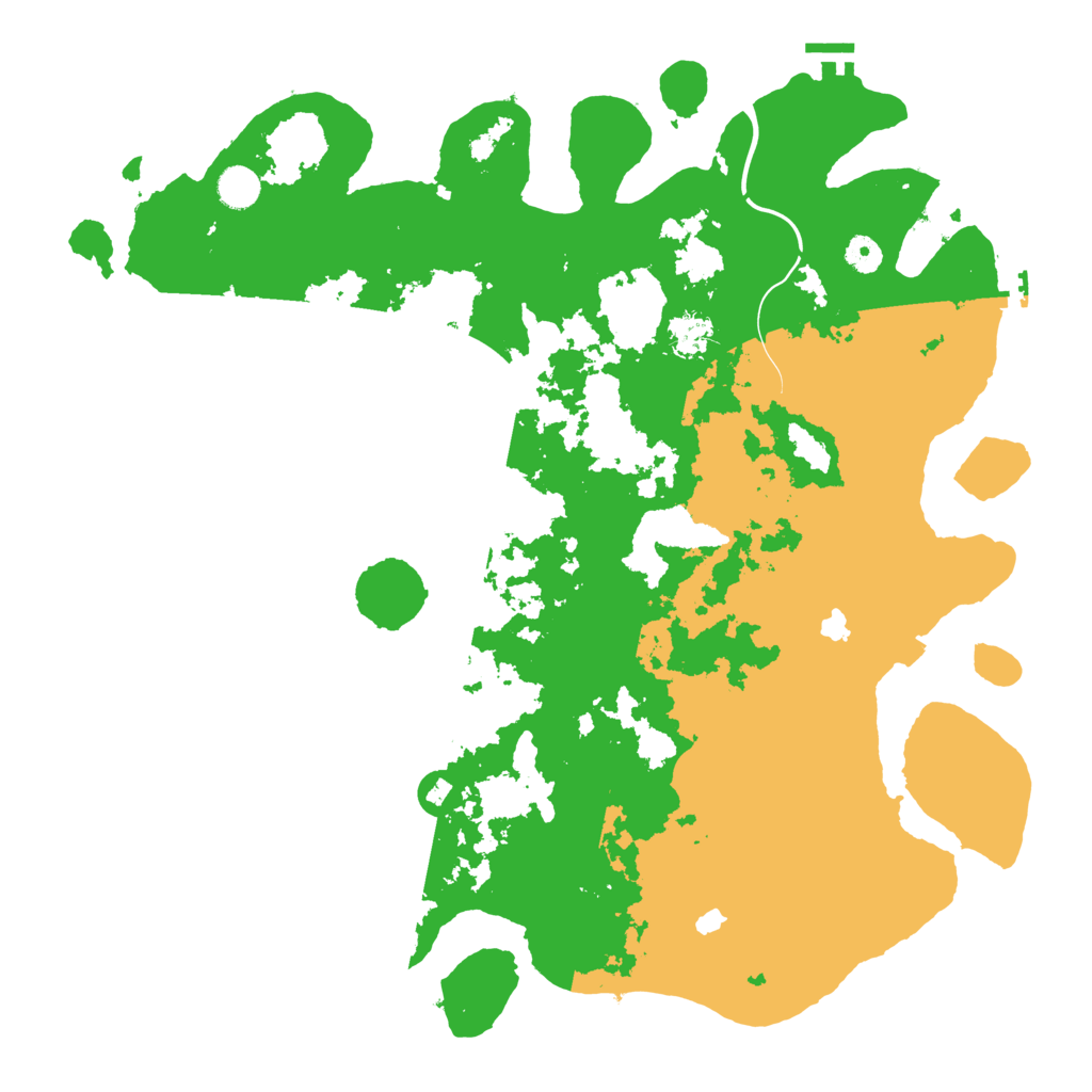 Biome Rust Map: Procedural Map, Size: 4500, Seed: 32022107