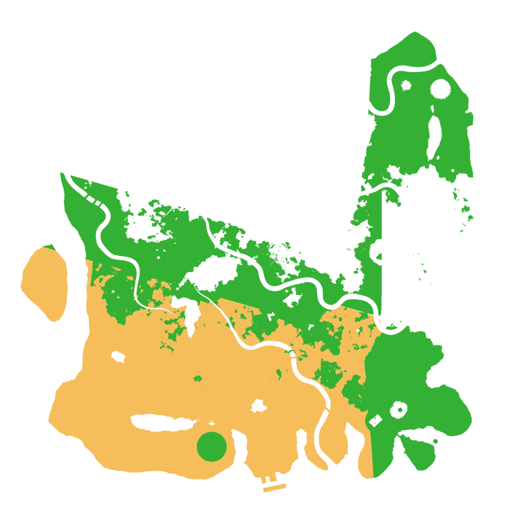 Biome Rust Map: Procedural Map, Size: 4500, Seed: 877235877