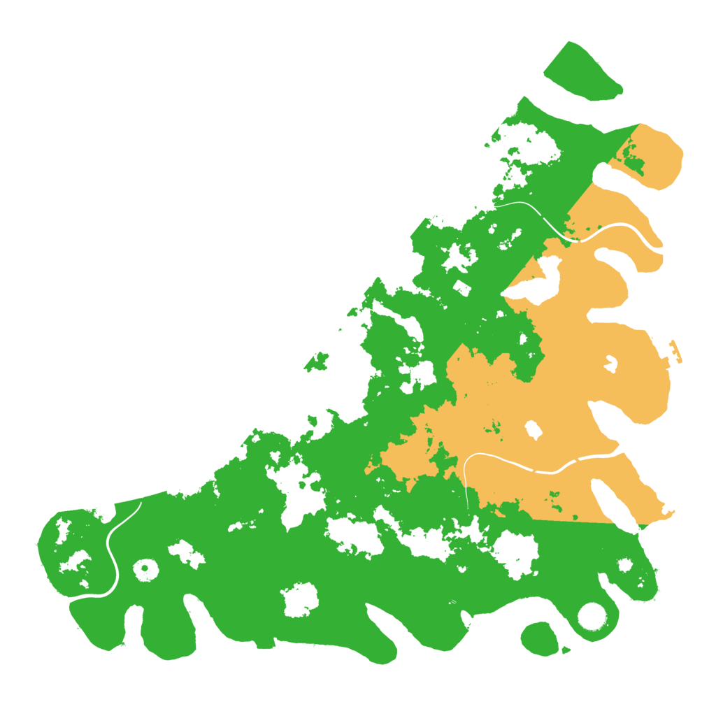 Biome Rust Map: Procedural Map, Size: 4500, Seed: 490686309