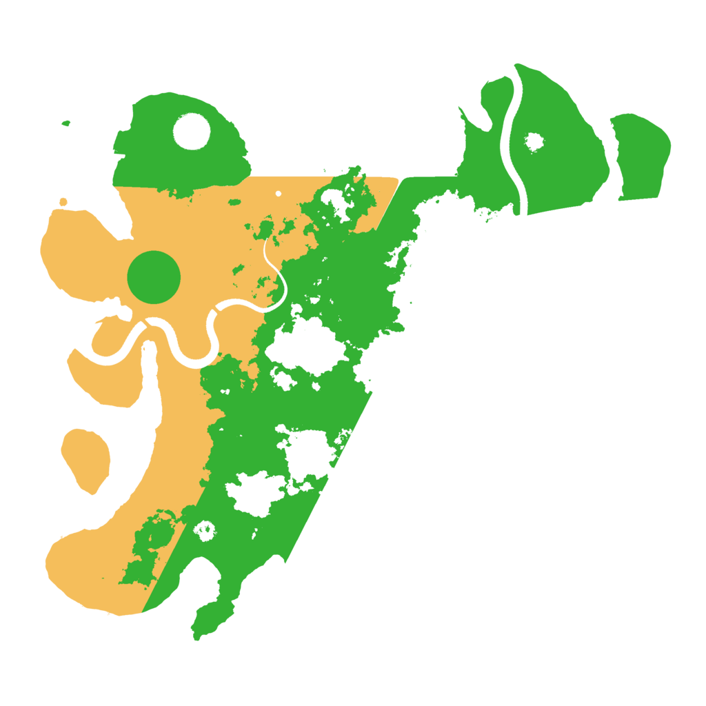 Biome Rust Map: Procedural Map, Size: 3500, Seed: 5793875