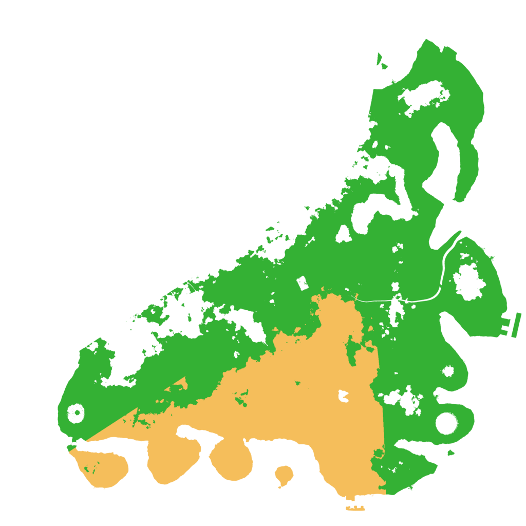 Biome Rust Map: Procedural Map, Size: 4250, Seed: 2077679257