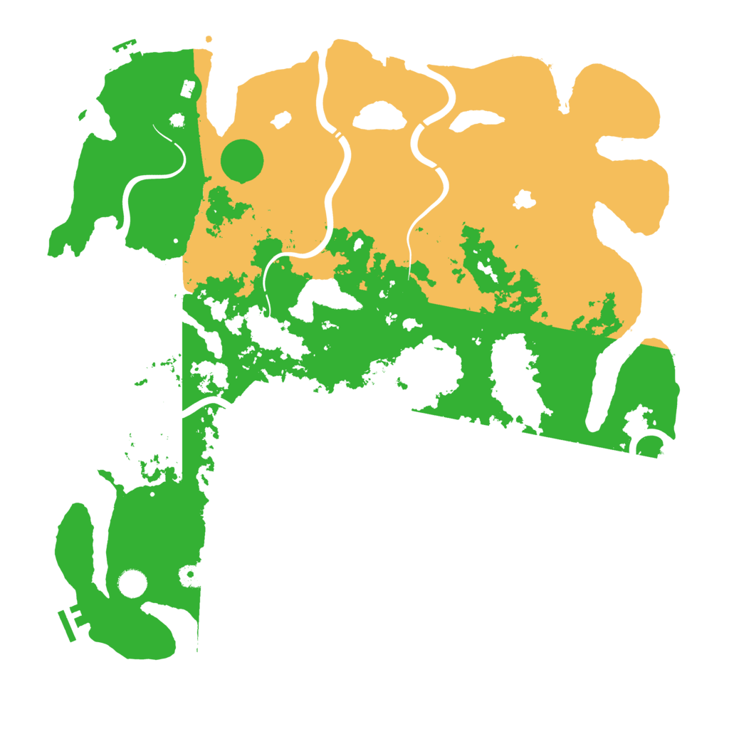 Biome Rust Map: Procedural Map, Size: 4500, Seed: 269575075