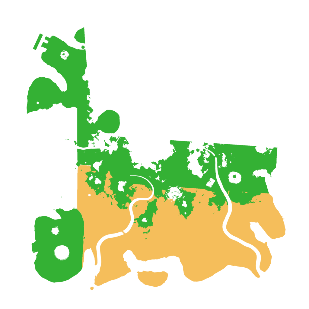 Biome Rust Map: Procedural Map, Size: 3700, Seed: 503451072