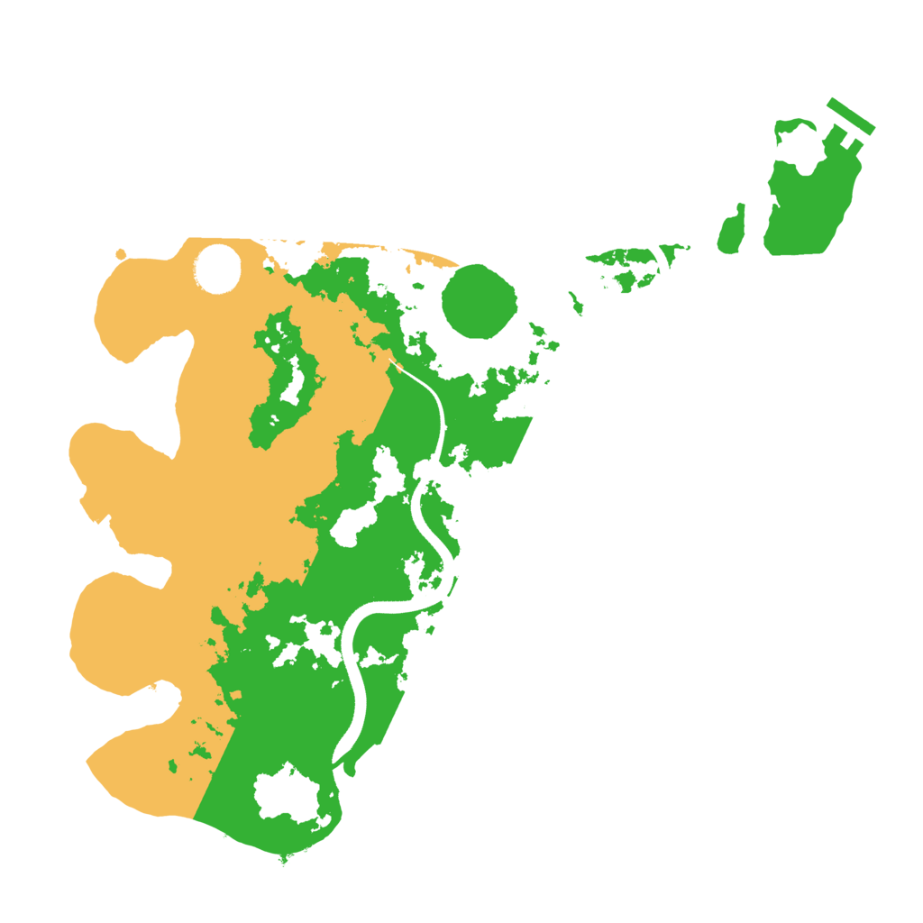 Biome Rust Map: Procedural Map, Size: 3500, Seed: 1680975810